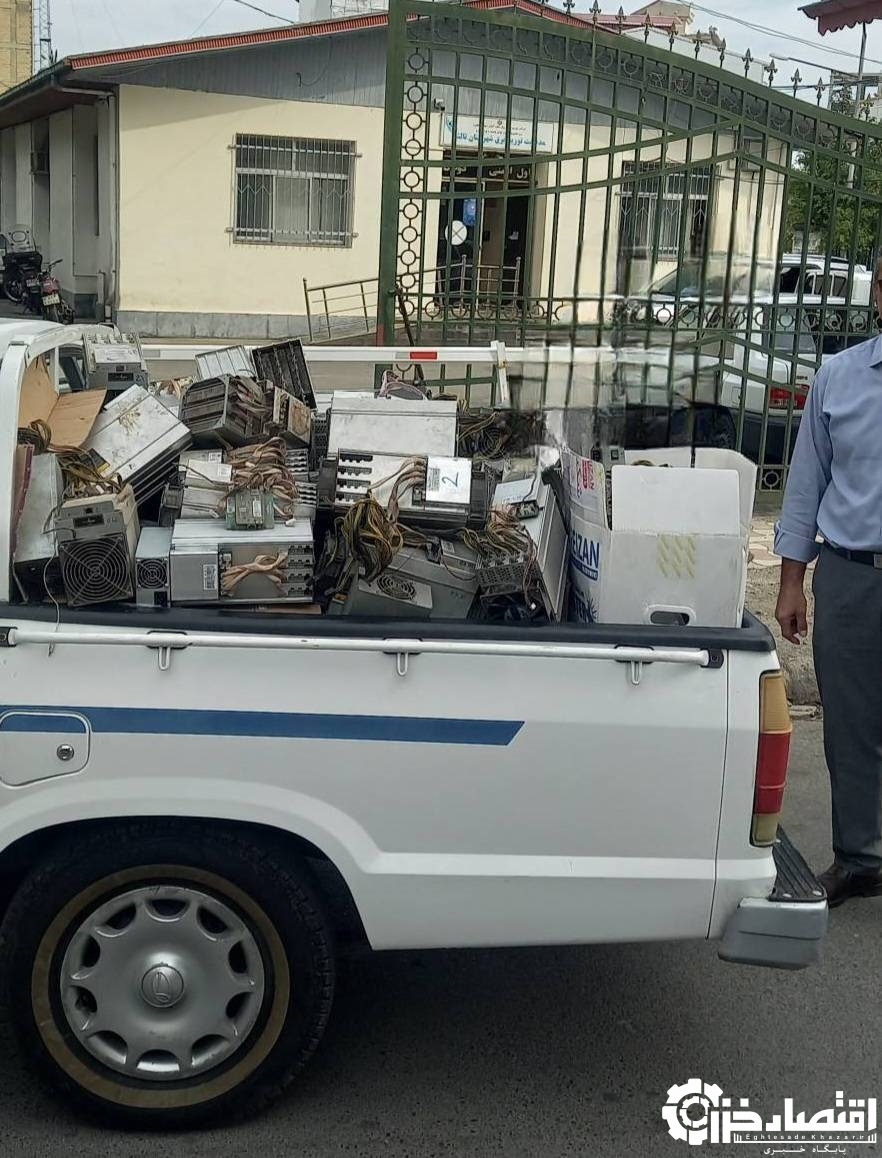 کشف مزرعه غیرمجاز استخراج رمزارز در شهرستان های تالش و رضوانشهر