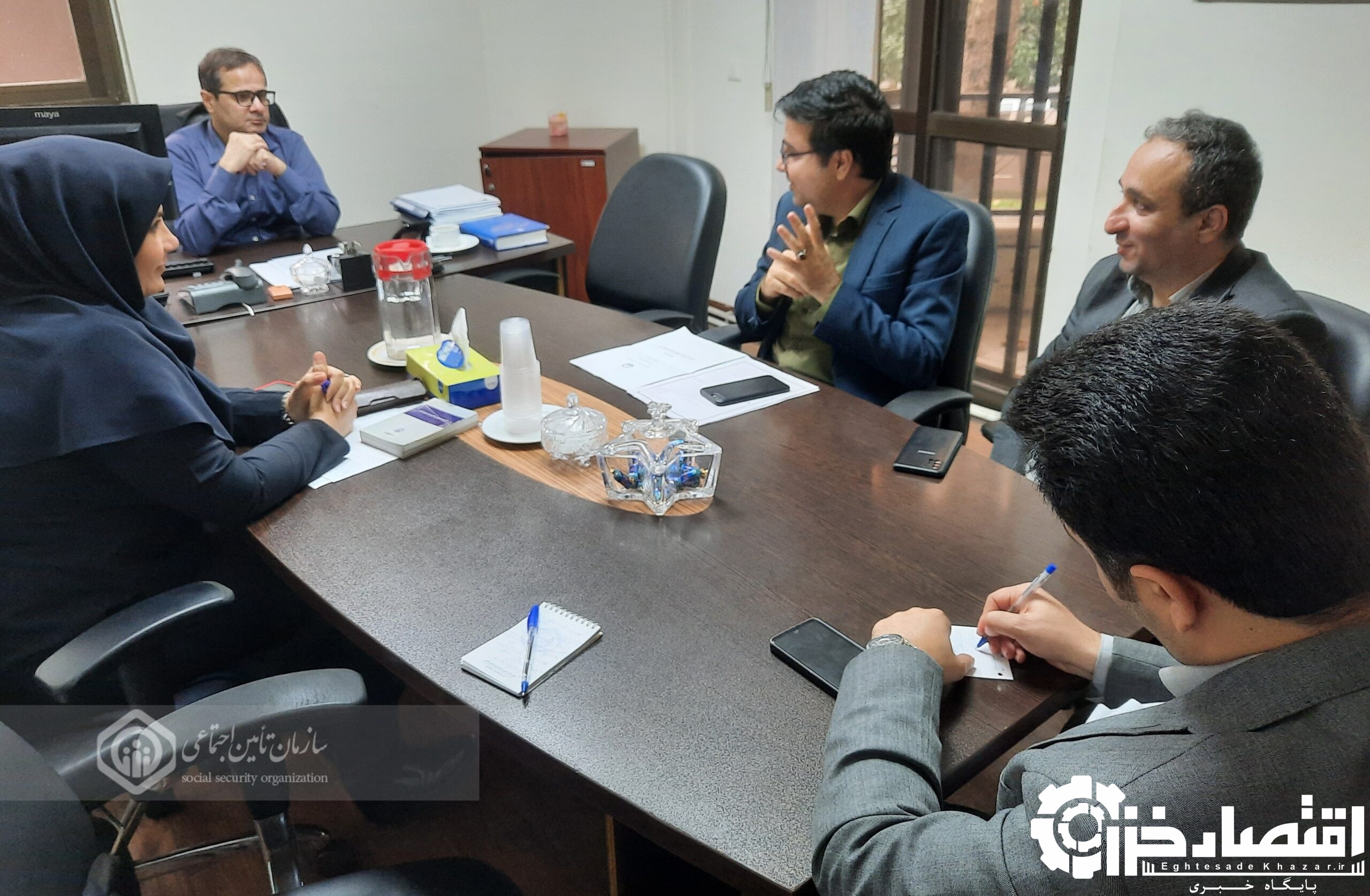 نشست مشترک نشست مشترکتامین اجتماعی گیلان و دانشکده بهداشت دانشگاه علوم پزشکی استان