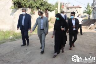 بازدید شهردار رشت از محله آب آسیاب به همراه مدیر و معاونین منطقه سه شهرداری رشت
