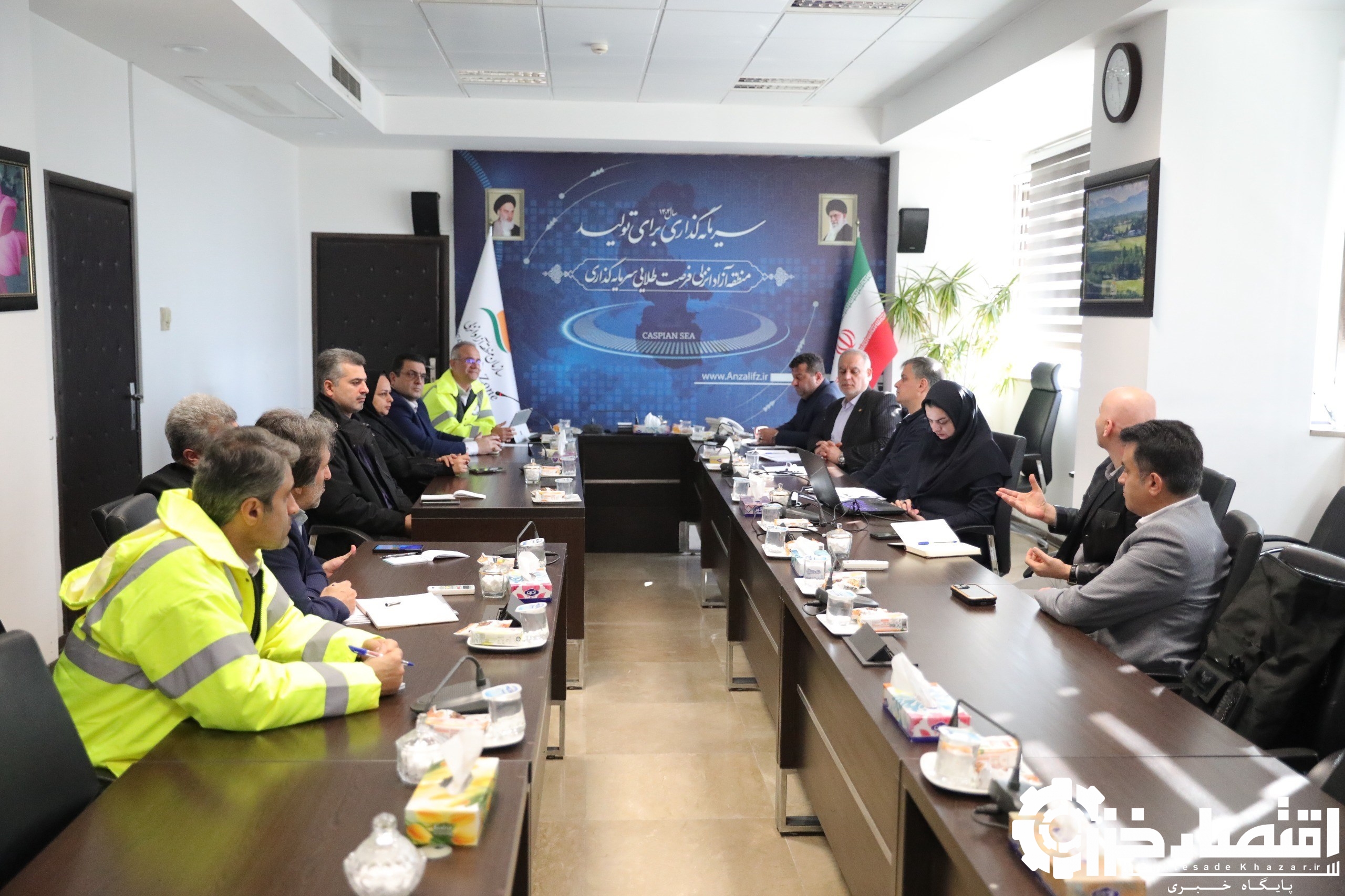 جلسه ستاد مدیریت بحران منطقه آزاد انزلی برگزار شد