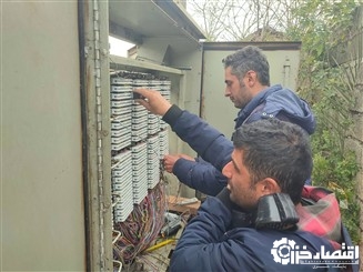 رفع اختلال و پایداری شبکه مخابراتی روستای امیرکیاسر در بندرکیاشهر