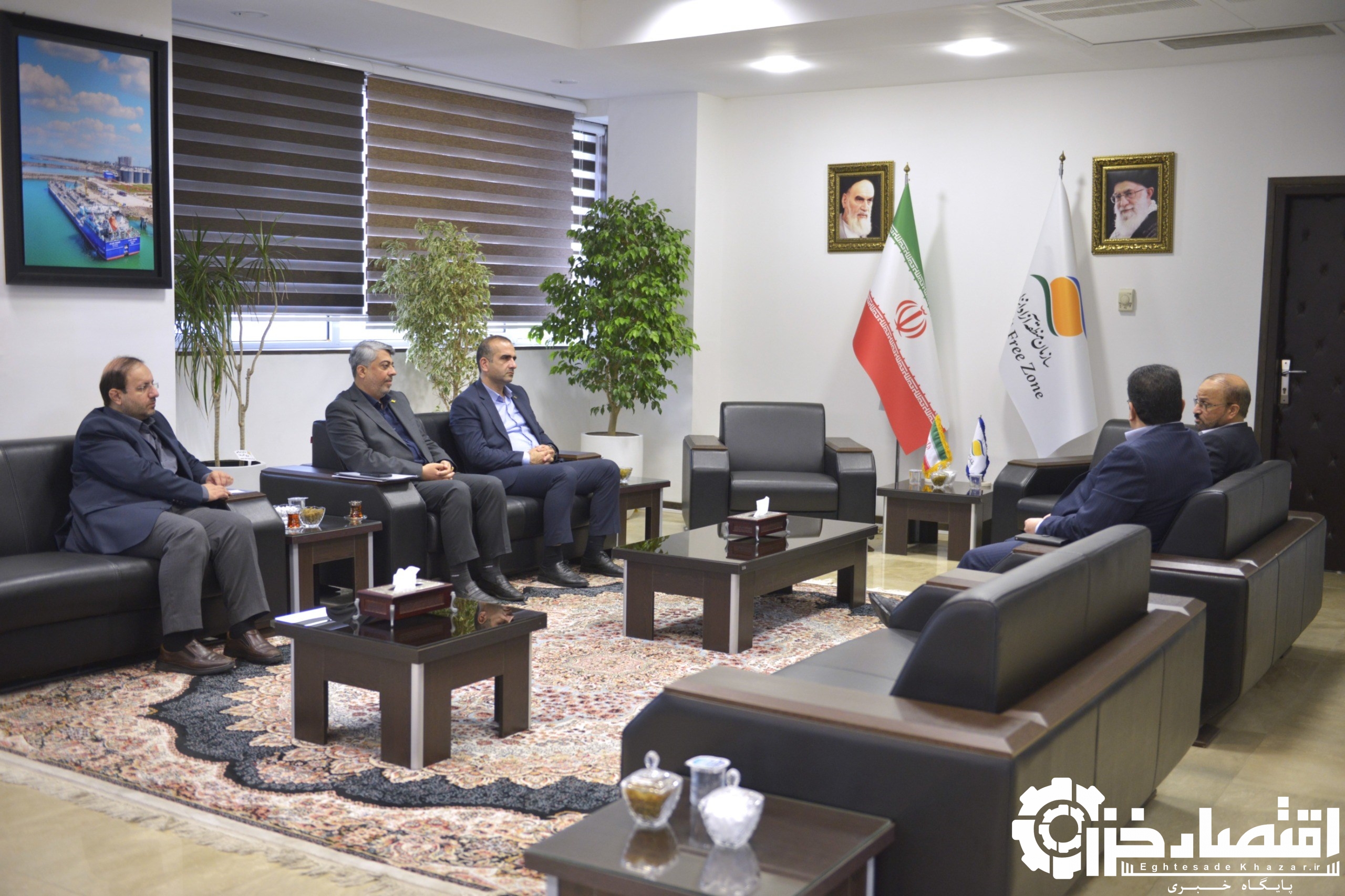 دیدار ناظر گمرکات استان گیلان با مدیرعامل سازمان منطقه آزاد انزلی