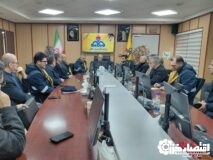 حضور سرزده نماینده مردم رشت و خمام در مجلس شورای اسلامی در شرکت گاز استان گیلان