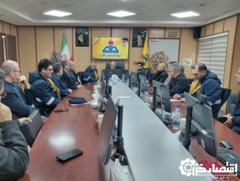 حضور سرزده نماینده مردم رشت و خمام در مجلس شورای اسلامی در شرکت گاز استان گیلان