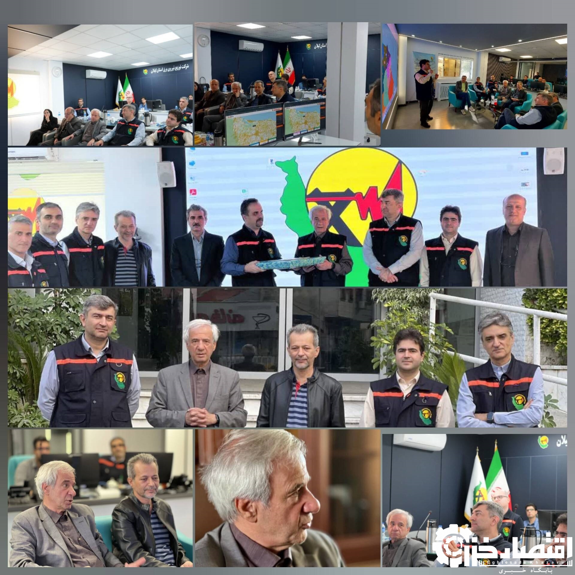 بازدید پروفسور محمدباقر منهاج از آخرین دستاوردهای علمی توزیع برق گیلان