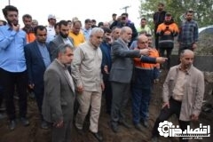 وزیر کشور و استاندار گیلان از مناطق سیل زده آستارا بازدید کردند