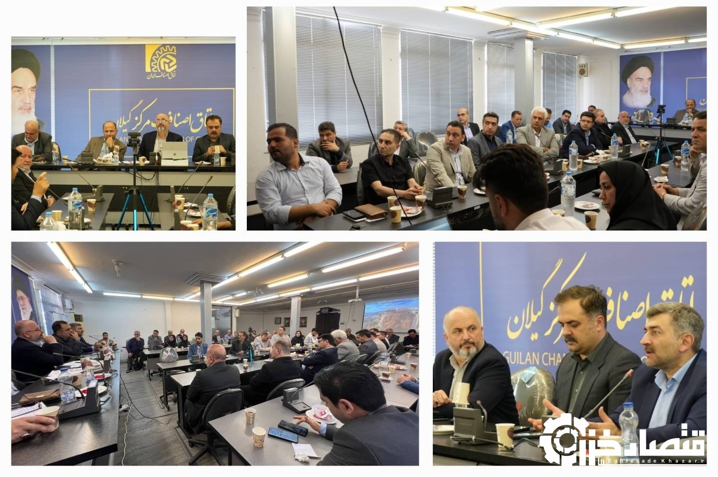 نشست هم‌اندیشی مدیرعامل شرکت توزیع نیروی برق گیلان با رئیس اتاق اصناف استان