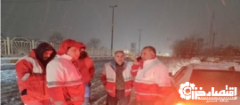 امدادرسانی به بیش از ۱۰۰۰خودرو گرفتار در برف