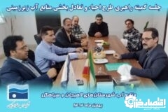 پایان بازدید مدیران دفتر حفاظت منابع آب جهت اجرای بند قانونی ساماندهی چاه‌های کشاورزی فاقد پروانه در شرق گیلان