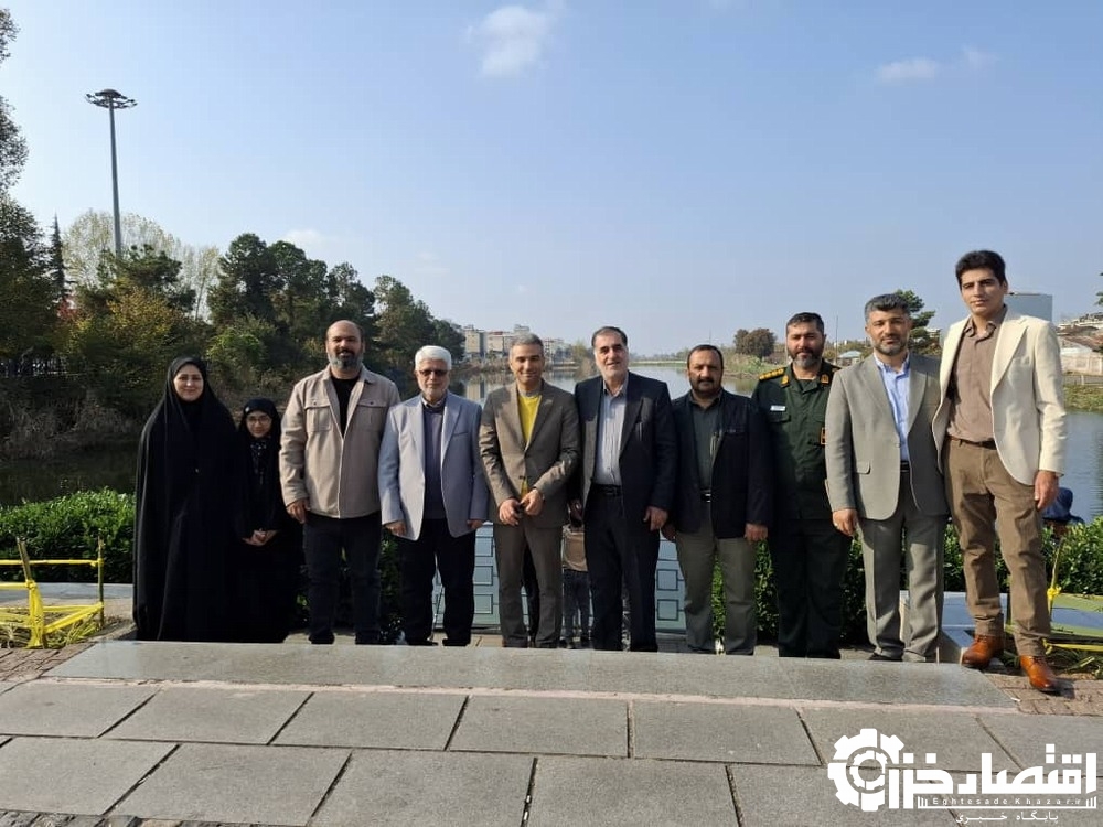 حضور اعضای شورای اسلامی شهر رشت در مسابقات خانوادگی ماهیگیری به مناسبت هفته بسیج در پهنه آبی پارک دانشجو رشت