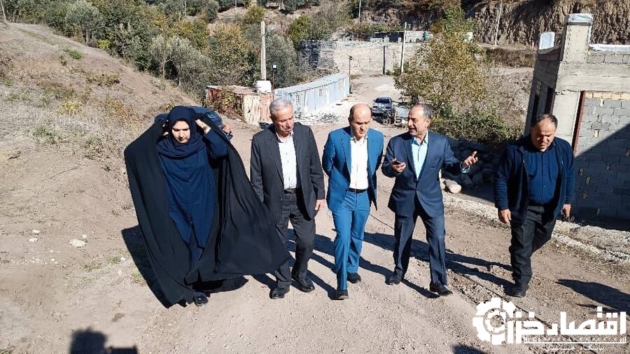 بازدید مدیرکل بهزیستی گیلان از پروژه در حال احداث مرکز سالمندان حضرت ابوالفضل(ع) رودبار