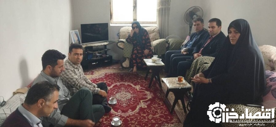 دیدار مسئولین رودسر با خانواده های تحت حمایت دارای معلولیت بینایی در بخش کلاچای