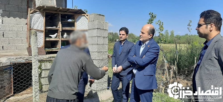 بازدید مدیرکل بهزیستی گیلان از منزل مددجو در منطقه سنگر