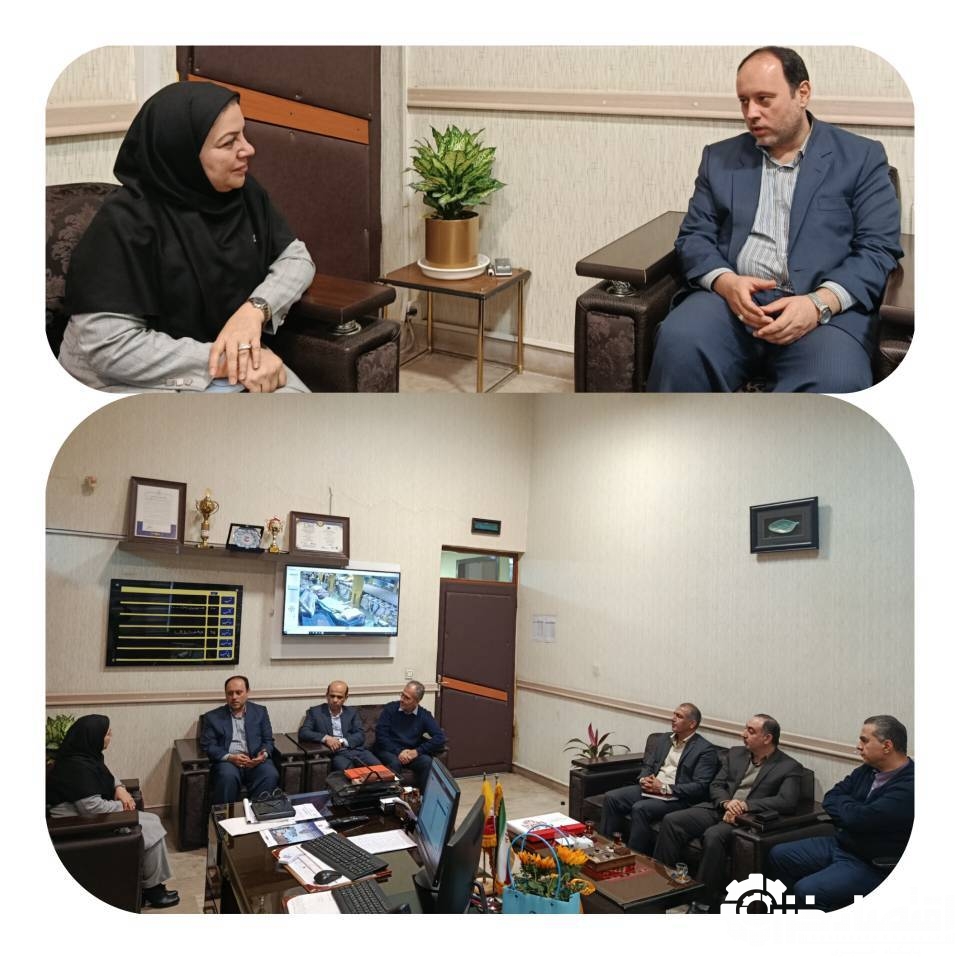 ️دیدار مدیرکل ثبت احوال استان با حوریه رستم زاد سرپرست اداره کل پست استان گیلان