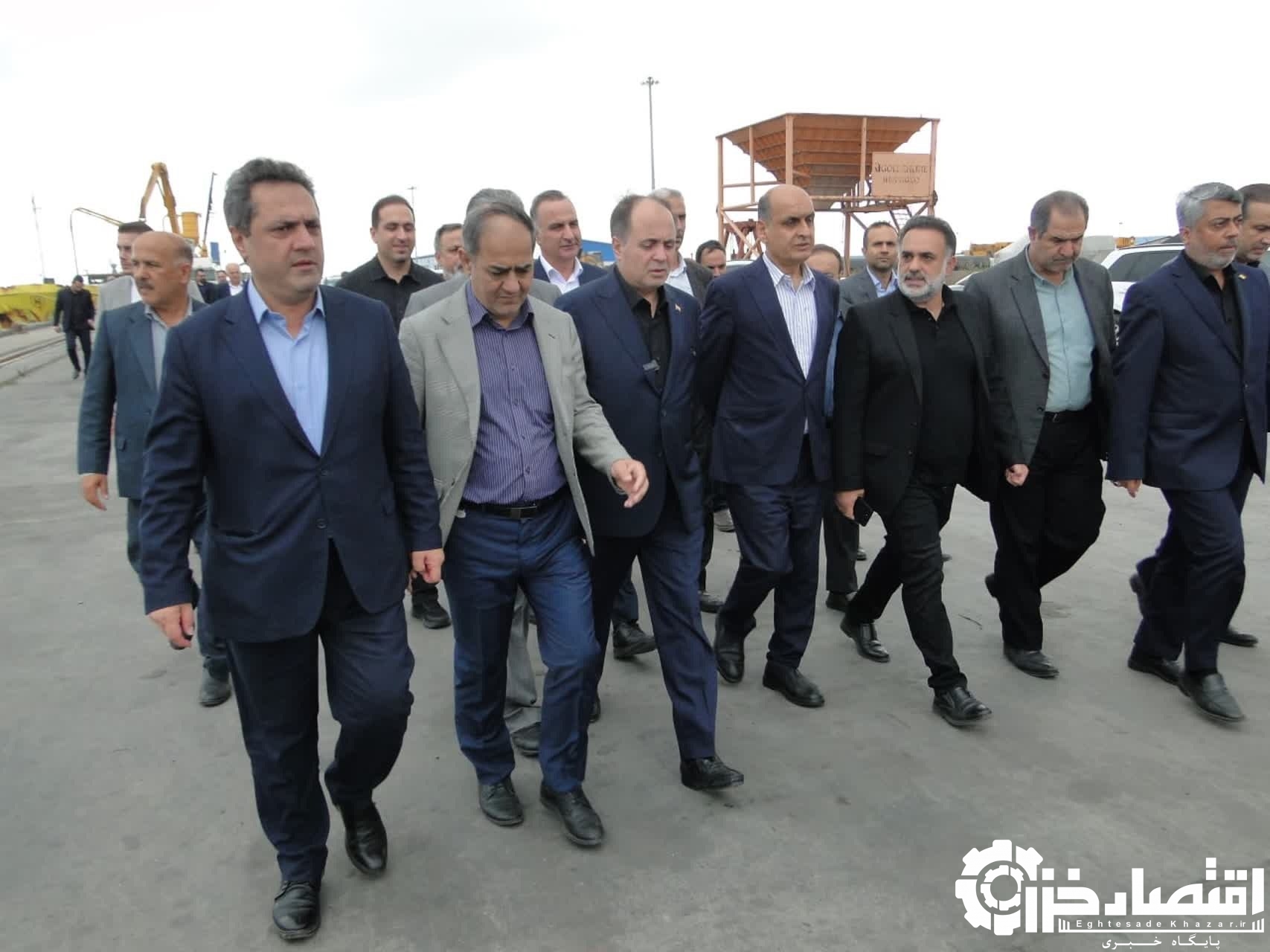 بازدید وزیر جهاد کشاورزی از بندر کاسپین