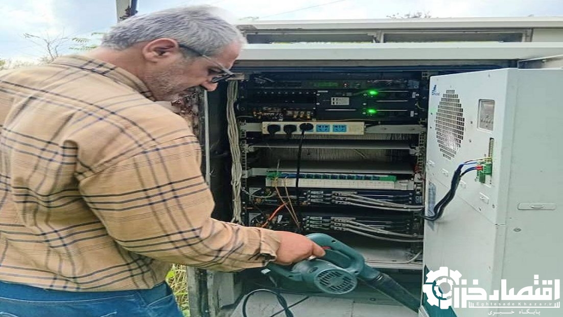 اجرای عملیات نگهداری پیشگیرانه (PM) کافوهای فیبر نوری در شهرستان صومعه‌سرا