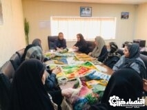 برگزاری جلسه بررسی وضعیت اعضاء گروه همیار فرش در اداره بهزیستی رضوانشهر