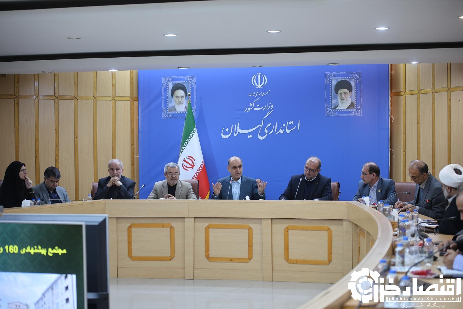 حضور مدیرکل نوسازی مدارس گیلان در نشست هیأت‌امنای دانشگاه فرهنگیان با حضور استاندار