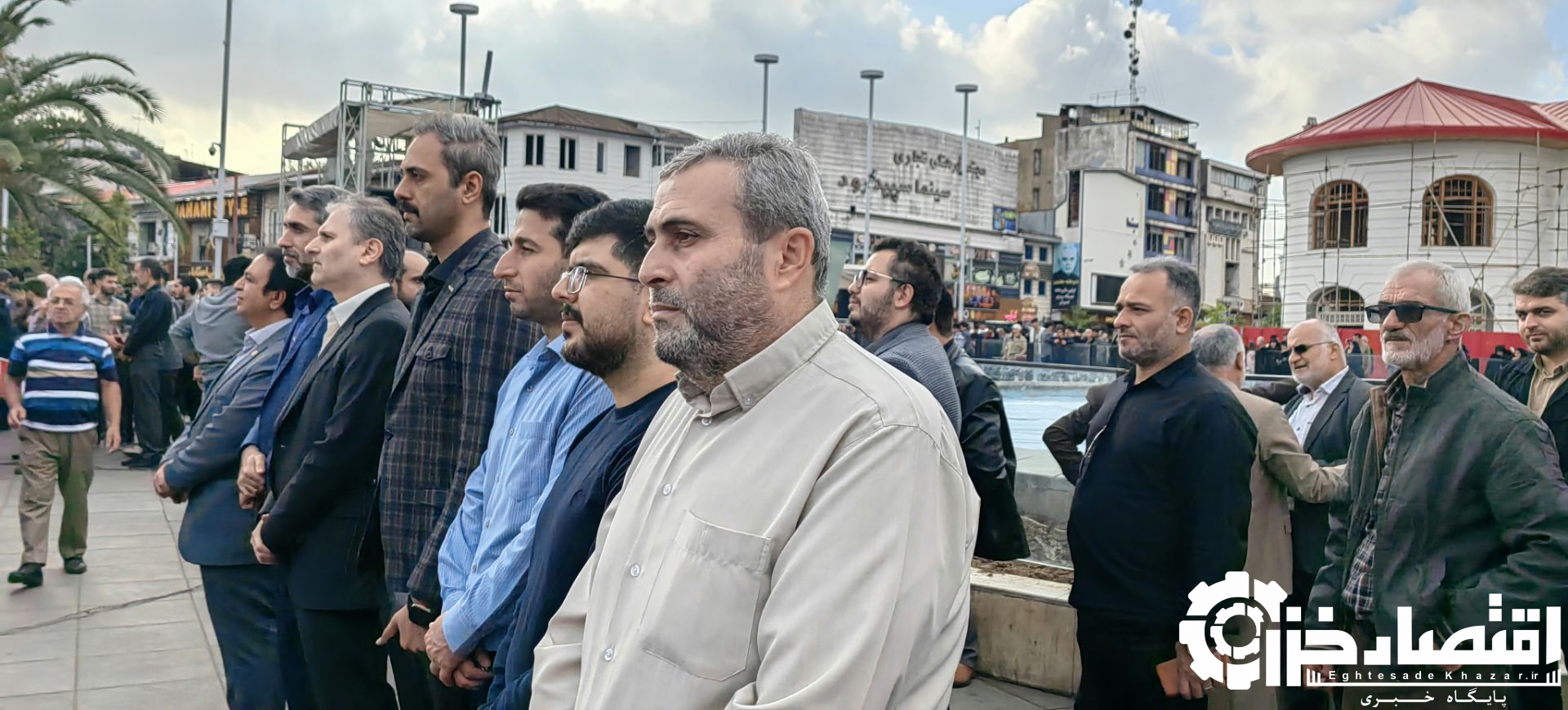 حضور باشکوه کارکنان نوسازی مدارس گیلان در راهپیمایی یوم‌الله ۱۳ آبان