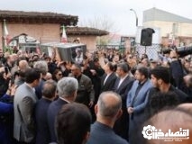 تشییع هنرمند نام‌آشنای گیلانی با حضور استاندار گیلان و فرماندار رشت