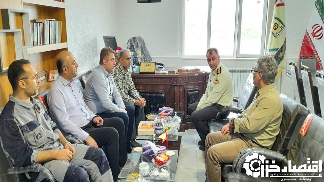 دیدار رئیس اداره مخابرات املش با فرمانده انتظامی شهرستان