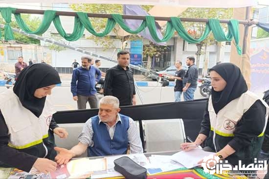 برپایی موکب سلامت در تالش به یاد شهید مدافع سلامت «افشین پاشاپرست»