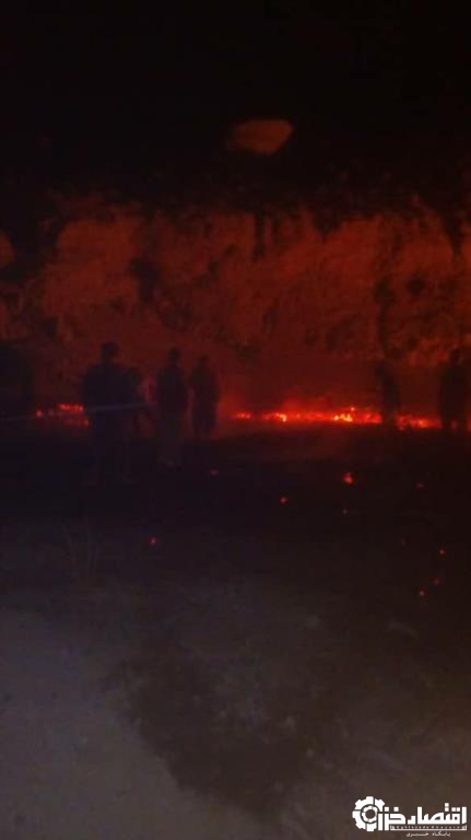 آتش سوزی در اراضی ملی شهرستان رودبار مهار شد