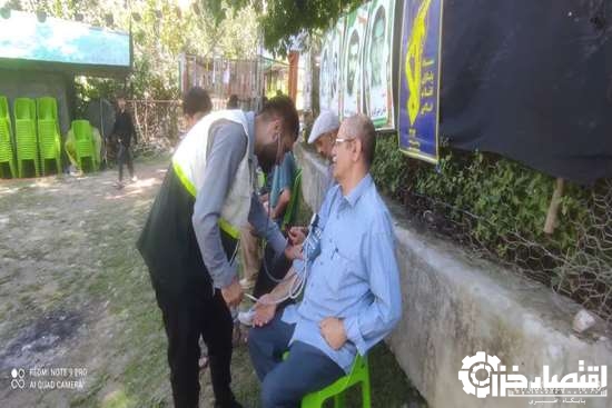 ویزیت رایگان در روستای گورج همزمان با یادواره شهدای سمام و کجید