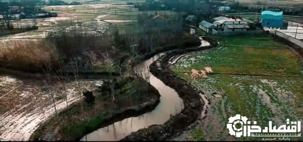 اقدام بیسابقه در نهر خاکی چکرجوبِ شهرستان رشت