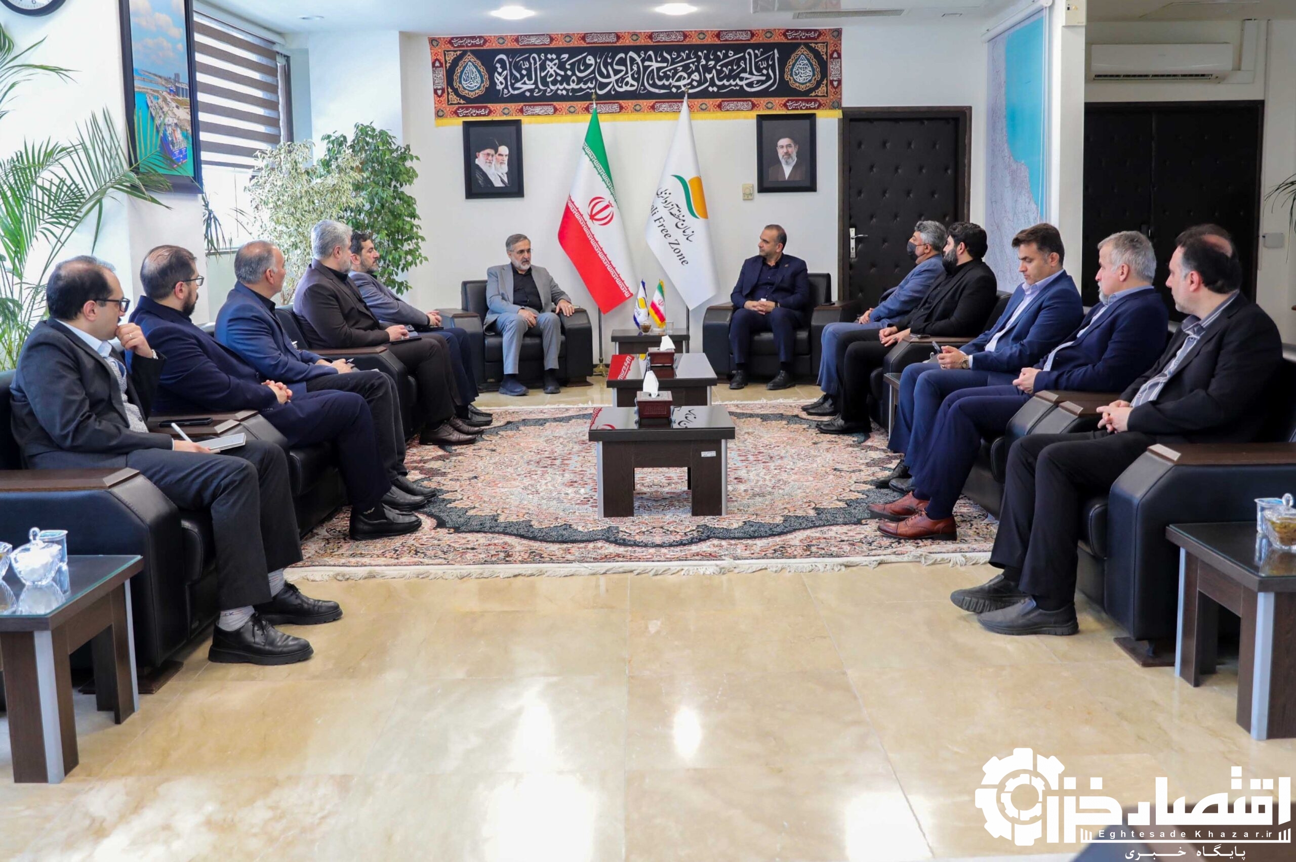 منطقه آزاد انزلی میزبان مدیران ارشد صندوق بازنشستگی سازمان صدا و سیما