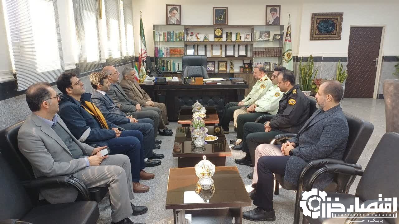 مدیرعامل شرکت گاز استان گیلان با فرمانده انتظامی استان دیدار کرد