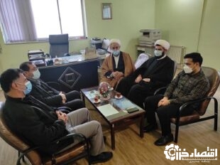 دیدار و حضور امام جمعه شهرستان املش در اداره مخابرات این شهرستان