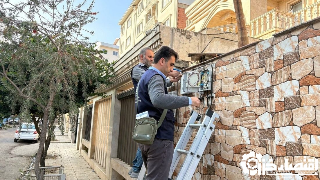 خیابان آزادگان تالش به شبکه فیبرنوری متصل شد خیابان آزادگان تالش به شبکه فیبرنوری متصل شد