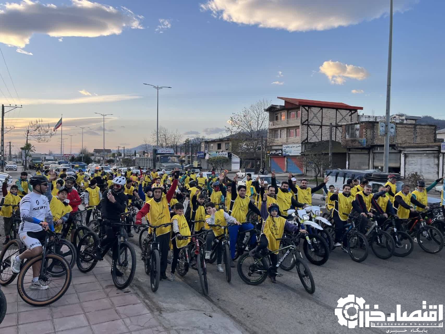 همایش بزرگ دوچرخه‌سواری تالش با محوریت مصرف بهینه گاز برگزار شد