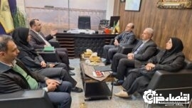 دیدار مدیرکل بهزیستی گیلان با مدیرکل راه‌آهن شمال ۲