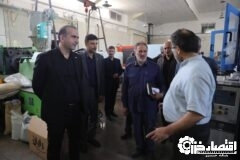 پیگیری میدانی مدیرعامل سازمان به همراه بازرس کل استان جهت رفع موانع واحدهای تولیدی