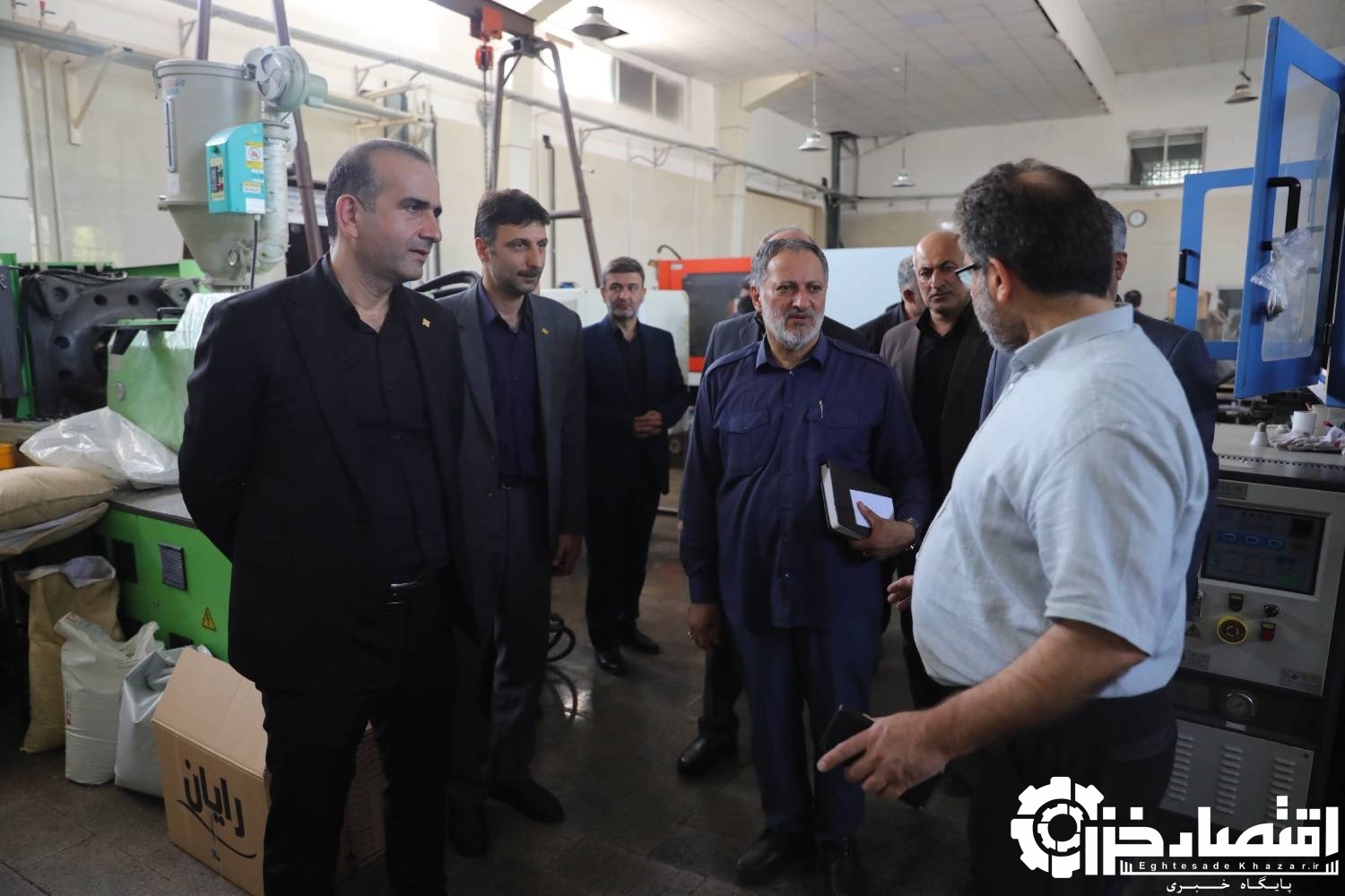پیگیری میدانی مدیرعامل سازمان به همراه بازرس کل استان جهت رفع موانع واحدهای تولیدی