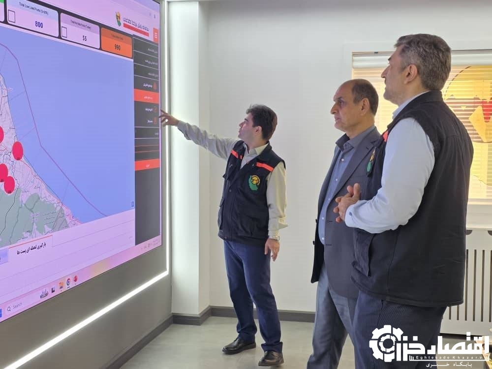 بازدید استاندار گیلان از دستاوردهای تحول دیجیتال شرکت توزیع برق استان