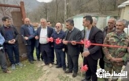 روستای کوهستانی شیری حیاطی آستارا به شبکه سراسری گاز متصل شد